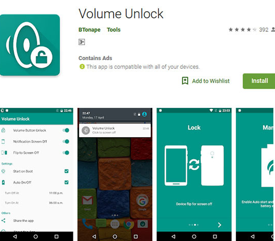 ứng dụng Volume Unlock