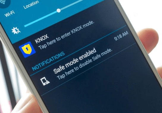 Không tắt được chế độ an toàn trên Samsung